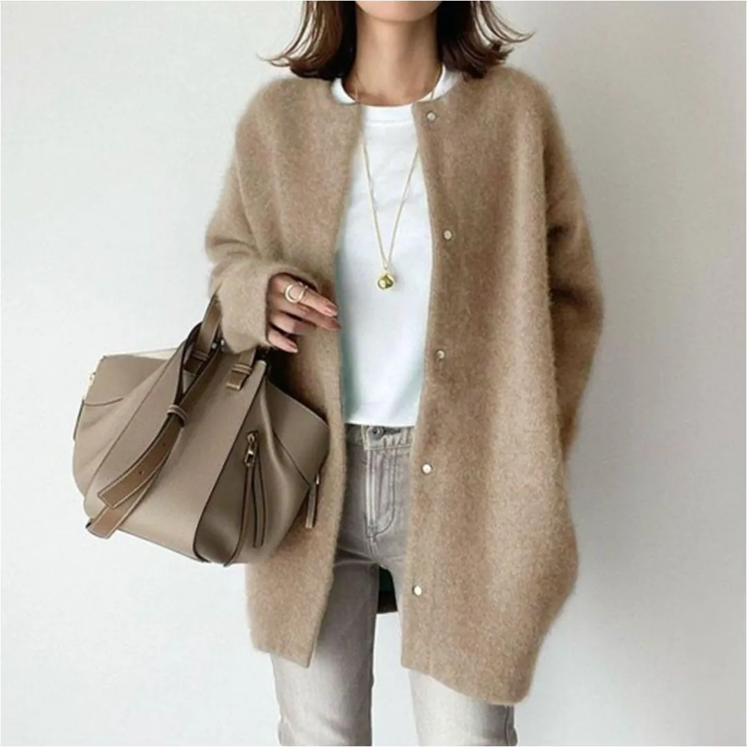 Kimberly - Women's Elegant Relaxed Fit Warm Winter Cardigan sold by Northstyle Fashion