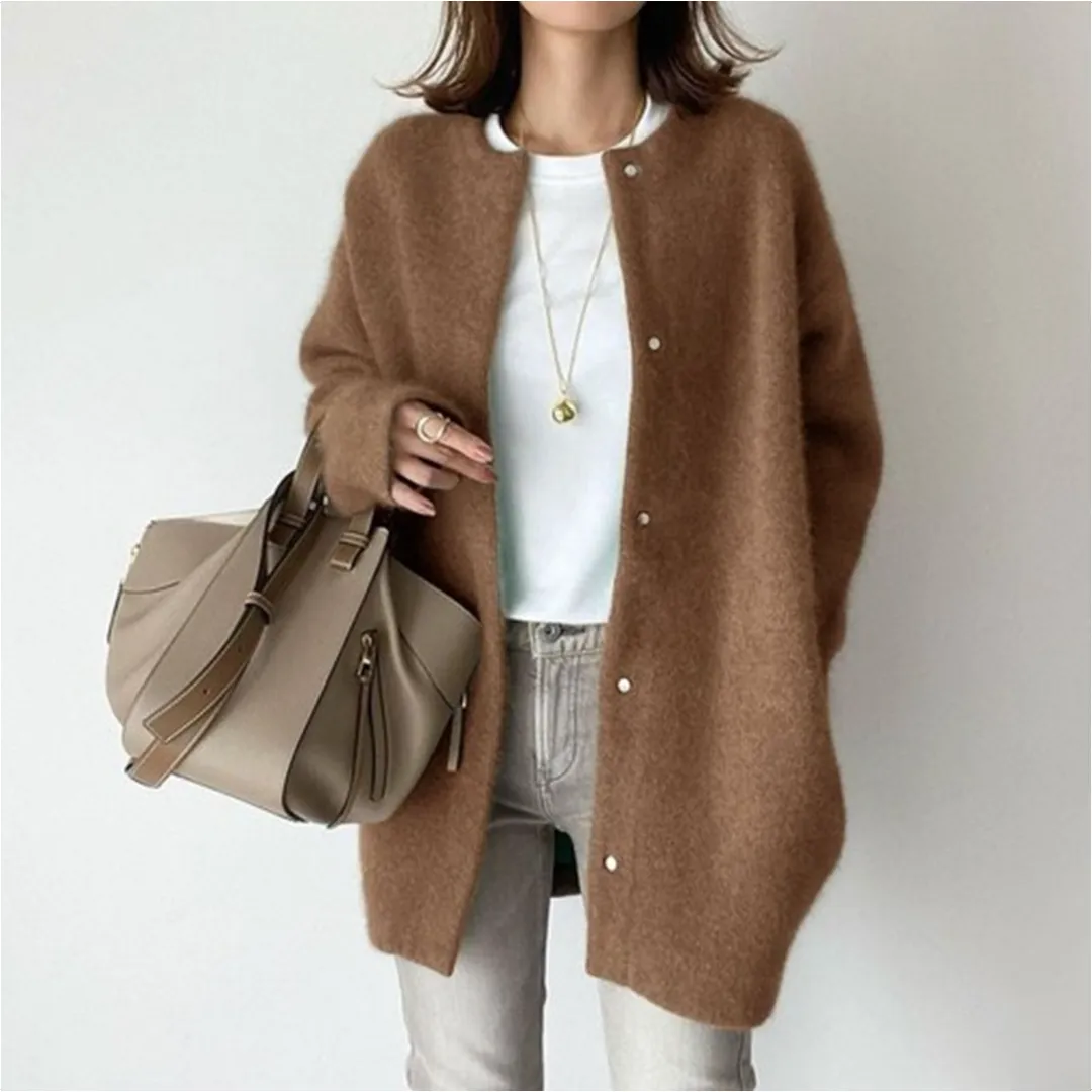 Kimberly - Women's Elegant Relaxed Fit Warm Winter Cardigan sold by Northstyle Fashion product image thumbnail 3