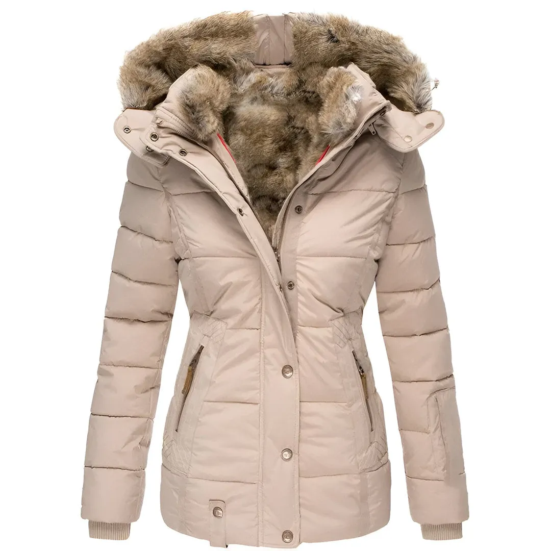 Gabrielle | Women’s Winter Puffer Jacket with Fur Hood sold by Northstyle Fashion product image thumbnail 5