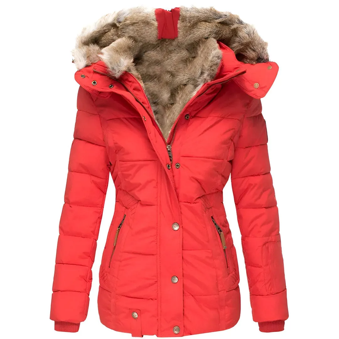 Gabrielle | Women’s Winter Puffer Jacket with Fur Hood sold by Northstyle Fashion product image thumbnail 2