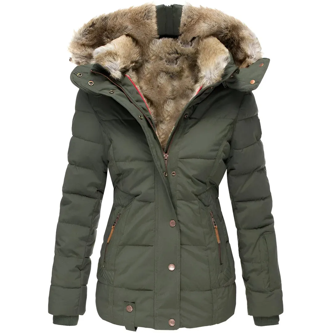Gabrielle | Women’s Winter Puffer Jacket with Fur Hood sold by Northstyle Fashion product image thumbnail 3