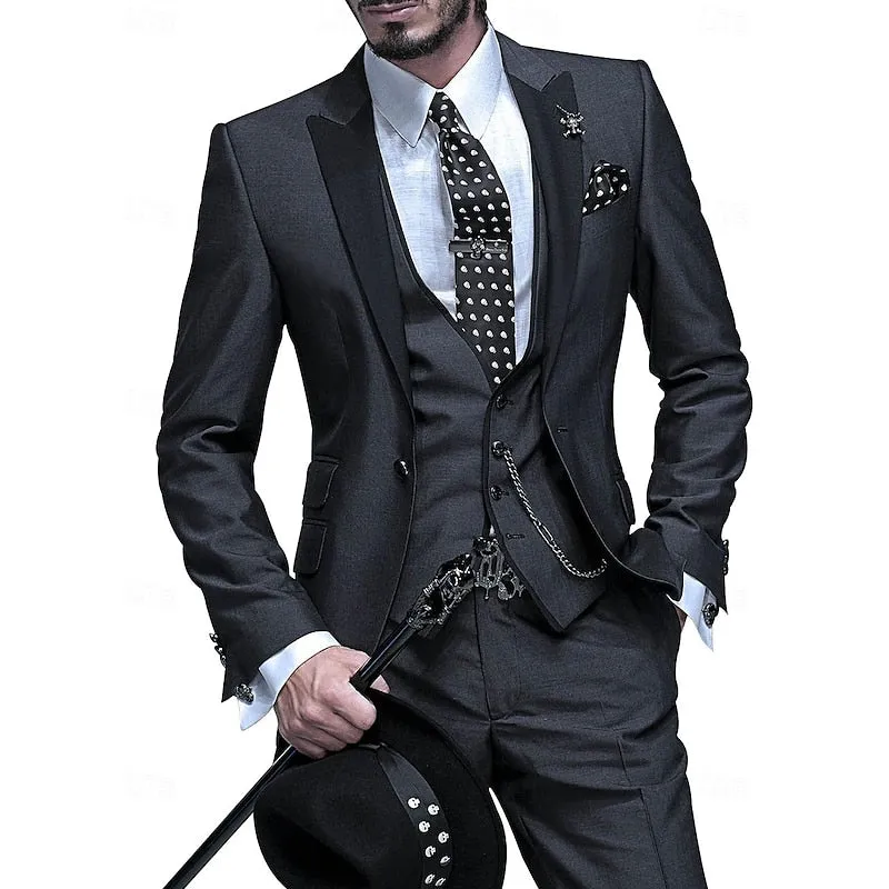 Stylish 3-Piece Men's Set with Blazer, Waistcoat, and Trousers sold by Northstyle Fashion product image thumbnail 4