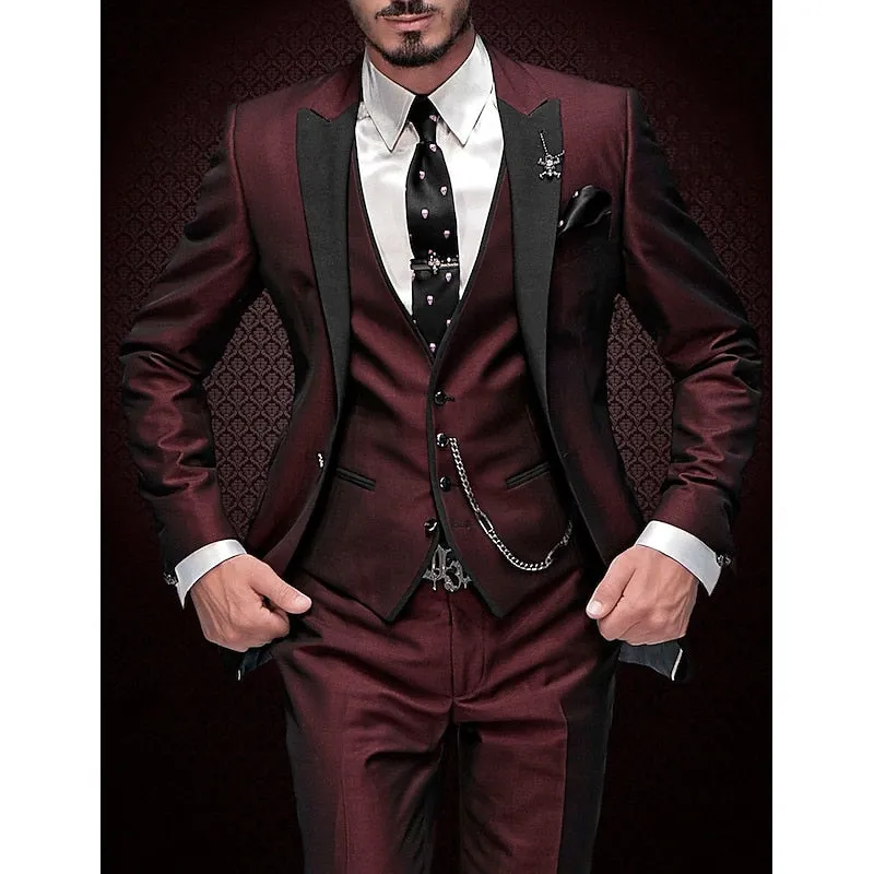 Stylish 3-Piece Men's Set with Blazer, Waistcoat, and Trousers sold by Northstyle Fashion