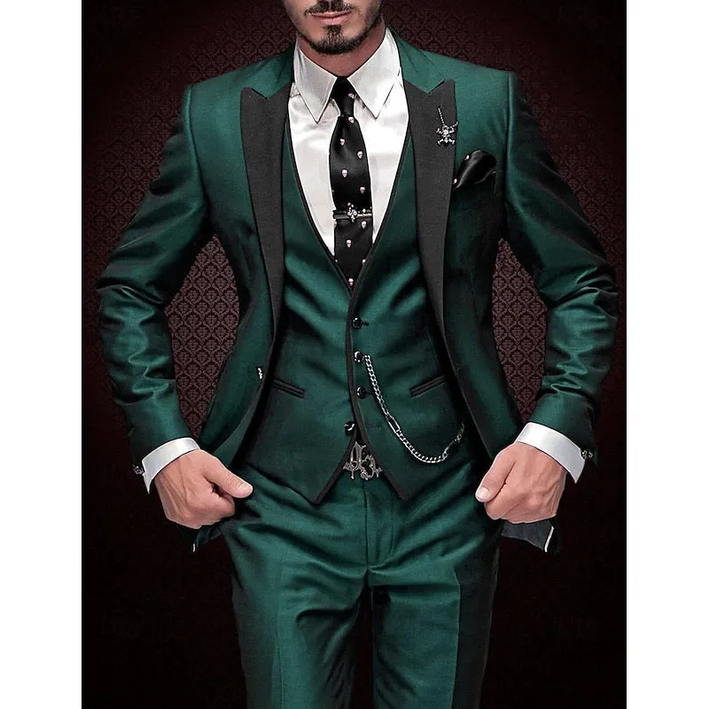 Stylish 3-Piece Men's Set with Blazer, Waistcoat, and Trousers sold by Northstyle Fashion product image thumbnail 2
