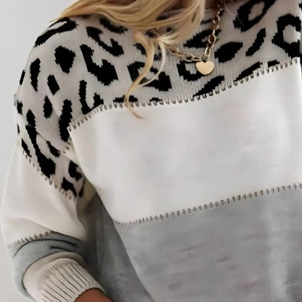 Stylish Leopard Print Sweater for Women sold by Northstyle Fashion product image thumbnail 4