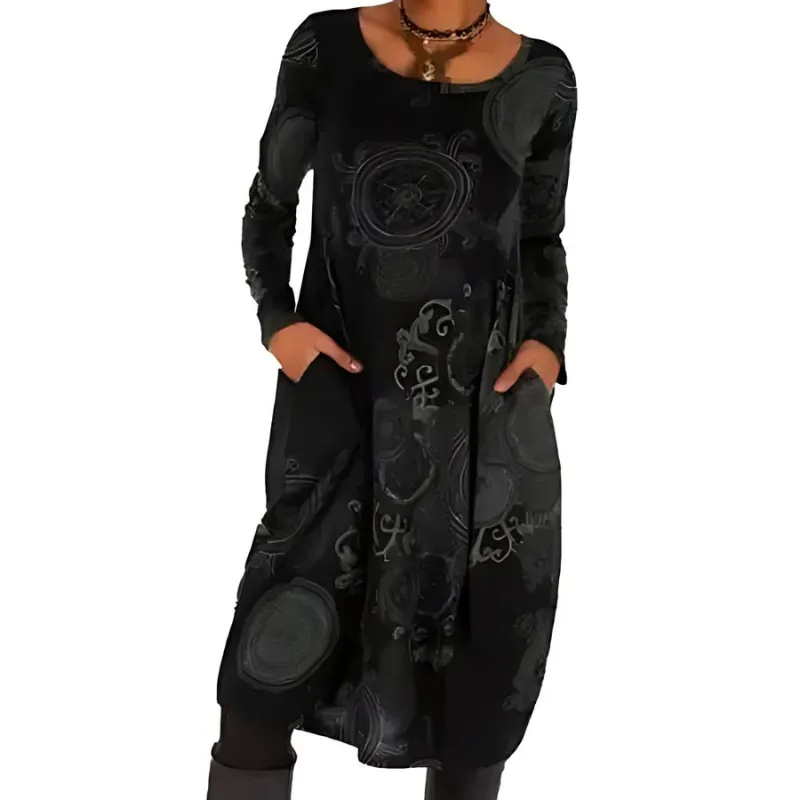Elegant Winter Dress | Cozy Warmth sold by Northstyle Fashion product image thumbnail 4