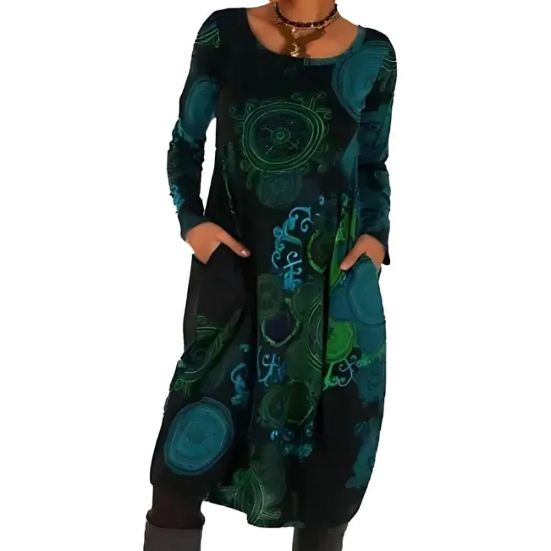 Elegant Winter Dress | Cozy Warmth made by Northstyle Fashion