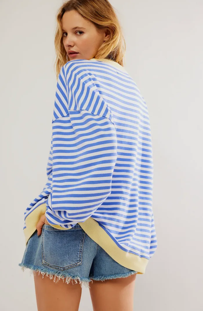 Cozy Striped Oversized Sweater sold by Northstyle Fashion product image thumbnail 5