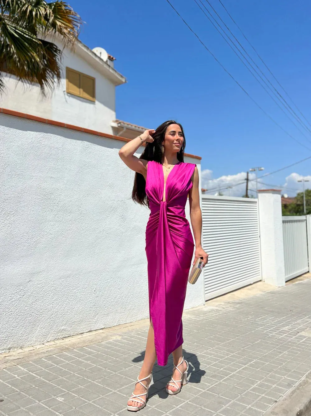 Paloma - Women's Pleated Maxi Dress sold by Northstyle Fashion product image thumbnail 2