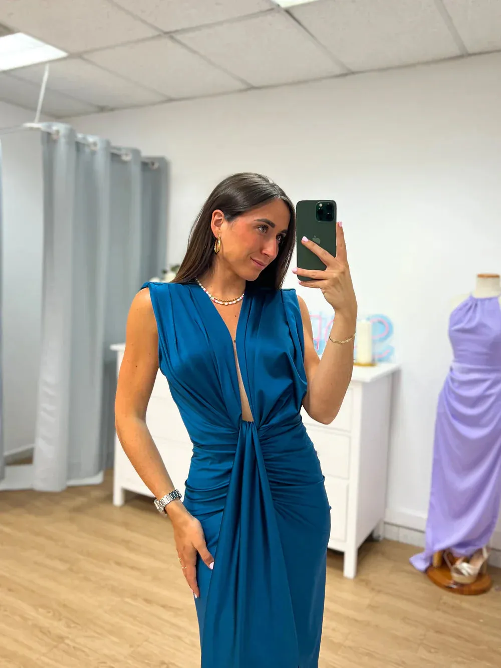 Paloma - Women's Pleated Maxi Dress sold by Northstyle Fashion product image thumbnail 5