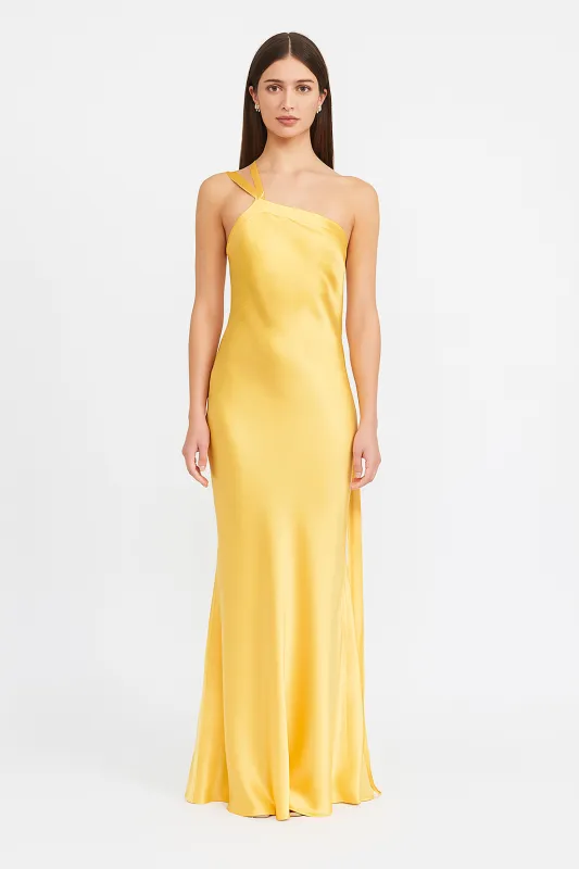 Abigail - Women’s Backless Satin Silk Evening Gown made by Northstyle Fashion