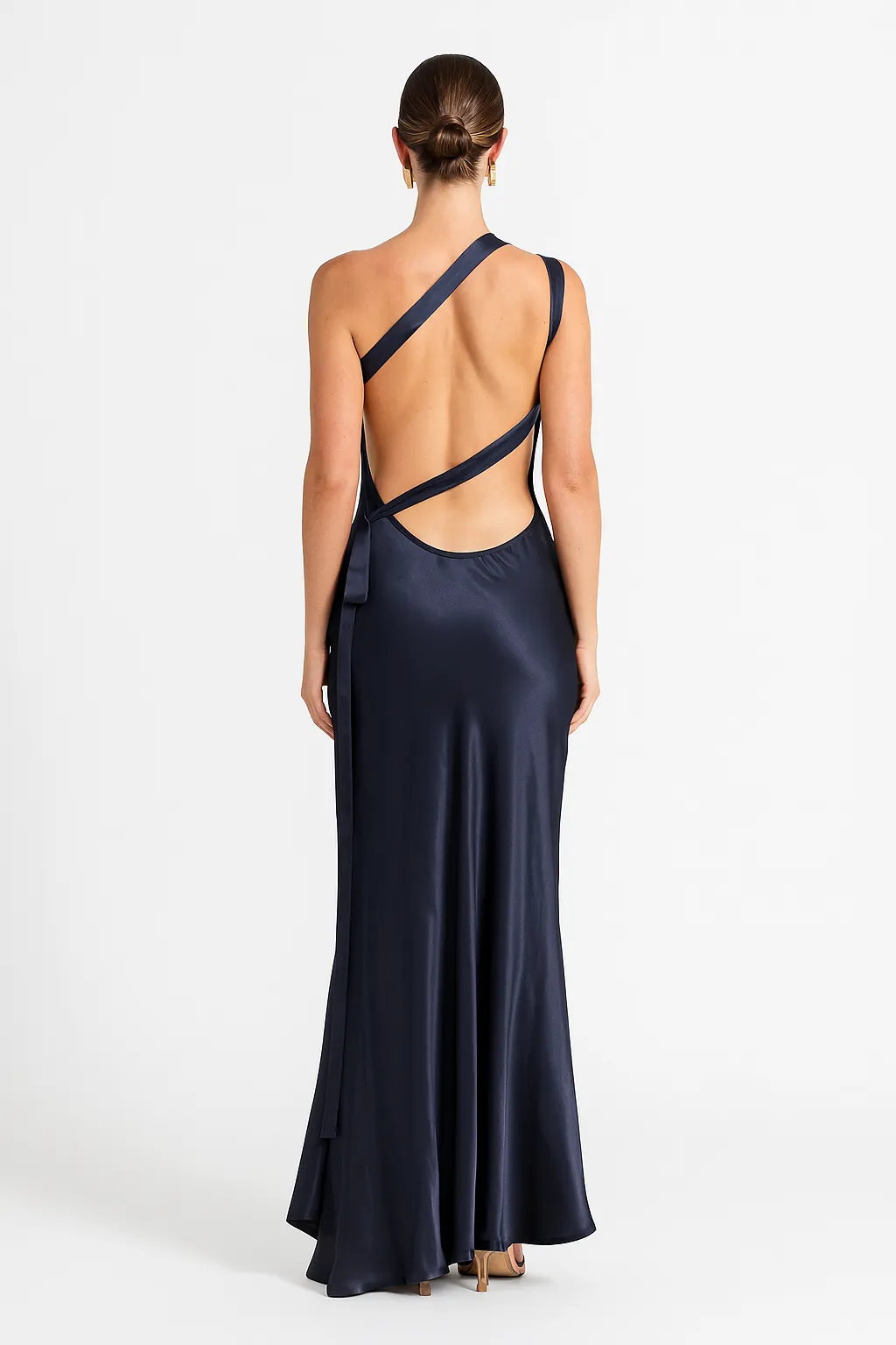 Abigail - Women’s Backless Satin Silk Evening Gown sold by Northstyle Fashion product image thumbnail 5