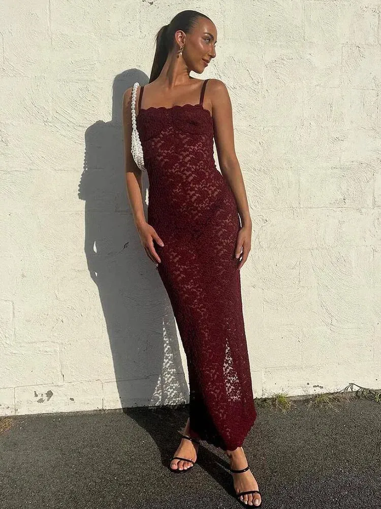 Sophia - Women's Lace Bodycon Maxi Dress sold by Northstyle Fashion product image thumbnail 2