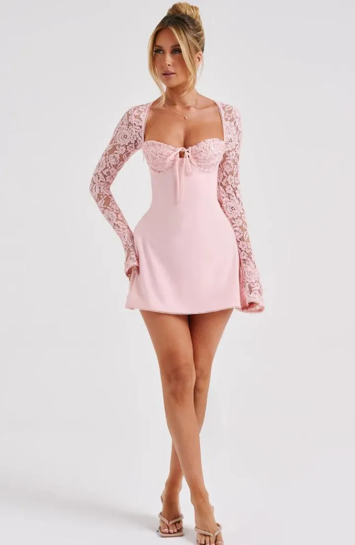 Keeley - Women's Lace Mini Dress with Flared Sleeves sold by Northstyle Fashion product image thumbnail 2