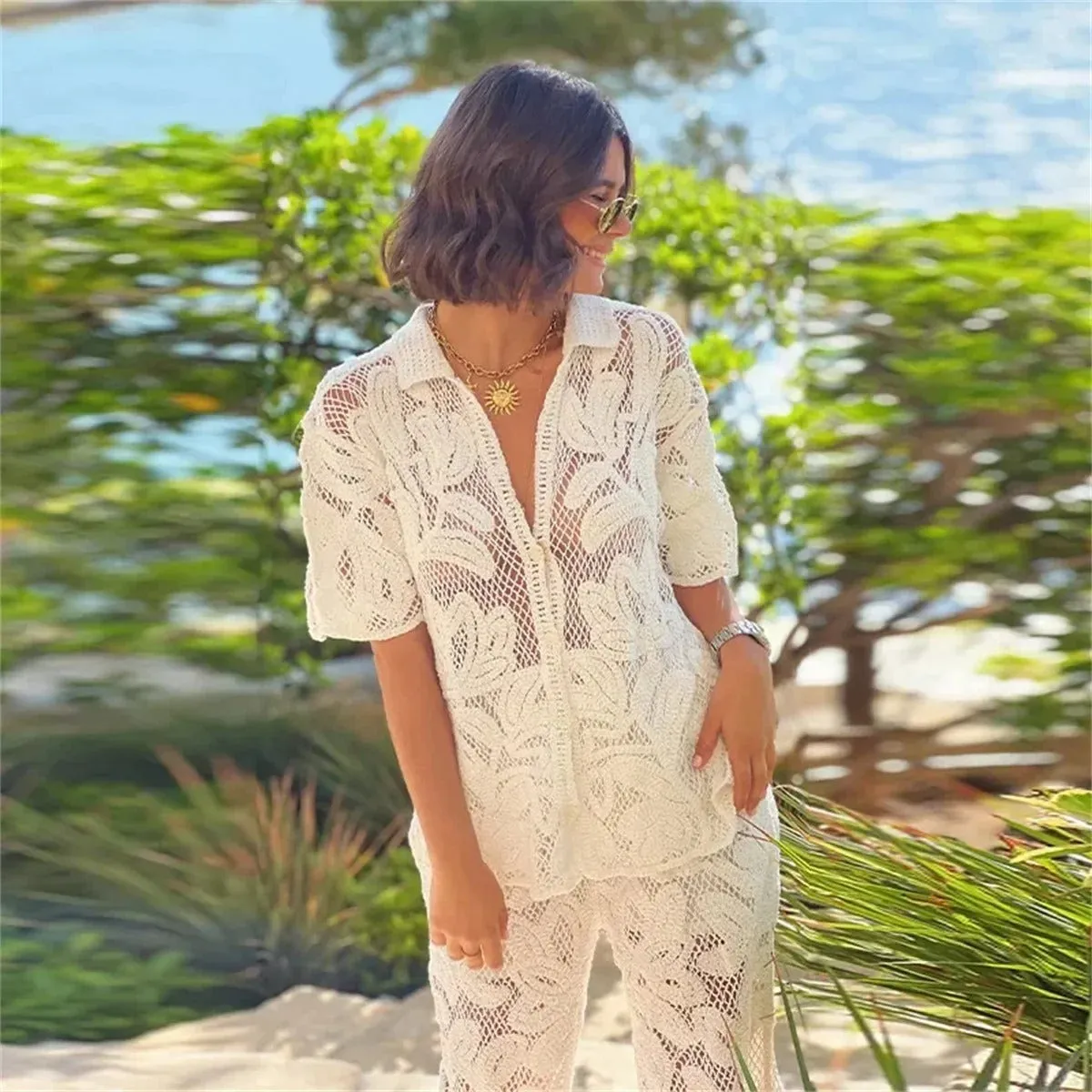 Seaside Serenity Lace Set sold by Northstyle Fashion product image thumbnail 3