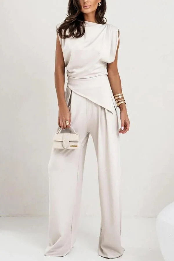 Women's Poised Allure Draped Two-Piece Set sold by Northstyle Fashion product image thumbnail 3