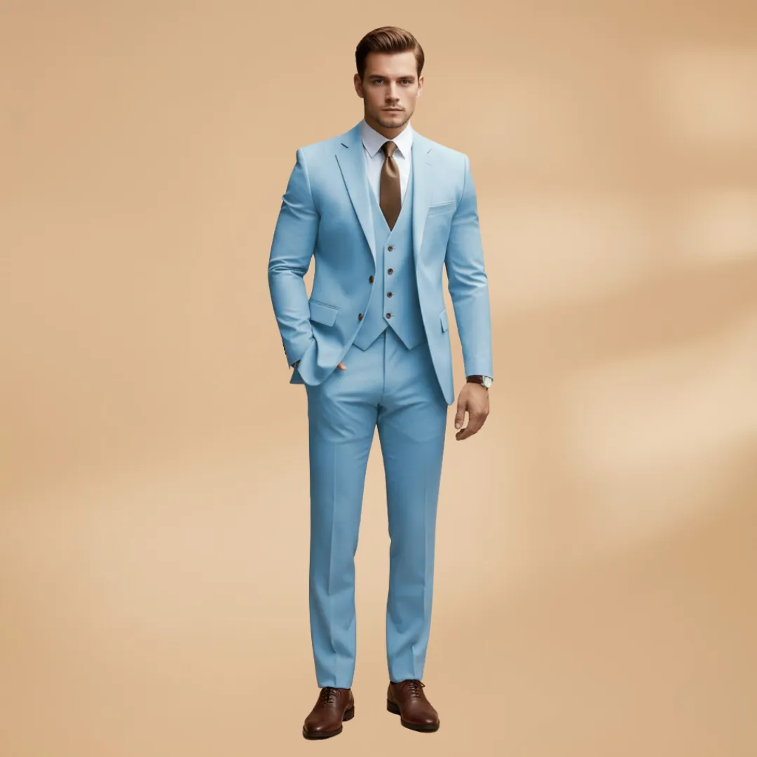 Men’s Three Piece Suit with Straight Leg Trousers sold by Northstyle Fashion product image thumbnail 2