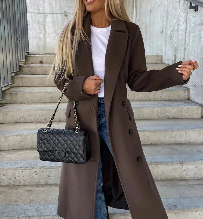 Mirabelle - Women Timeless Double-Breasted Coat sold by Northstyle Fashion