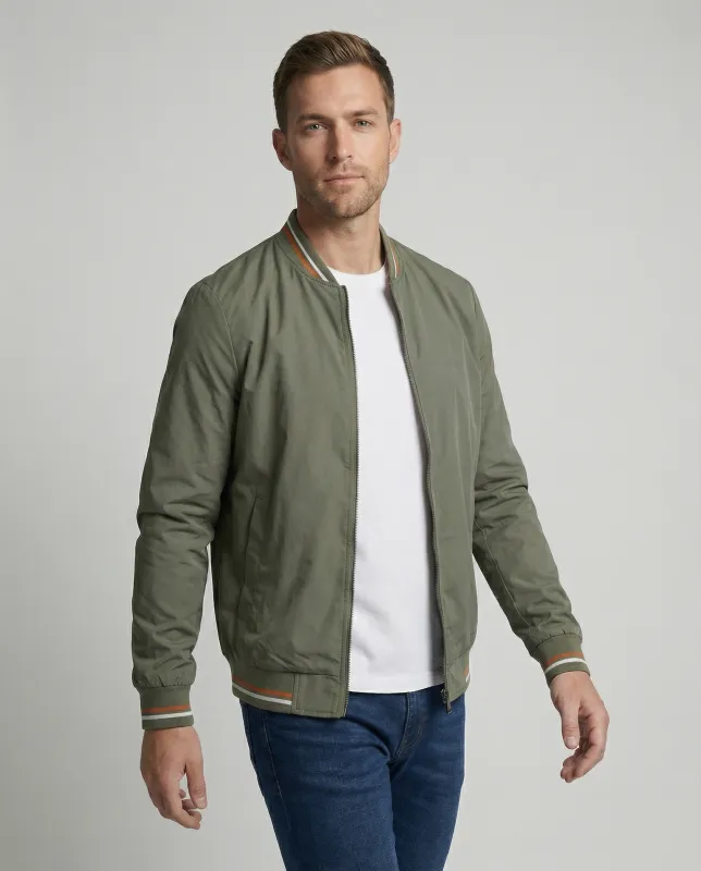 Ethan | Modern Slim-Fit Lightweight Bomber Jacket made by Northstyle Fashion