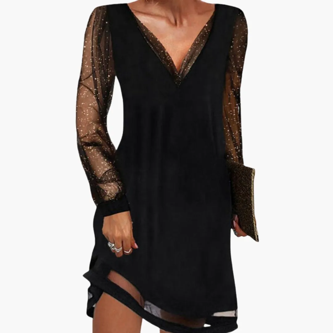 Elegant Sequin Sleeve Cocktail Dress sold by Northstyle Fashion