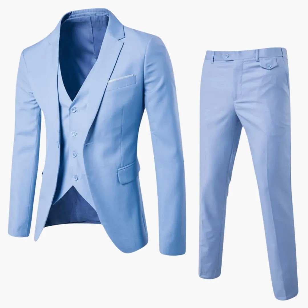 Classic Three-Piece Men's Suit Formal Tailored sold by Northstyle Fashion product image thumbnail 3
