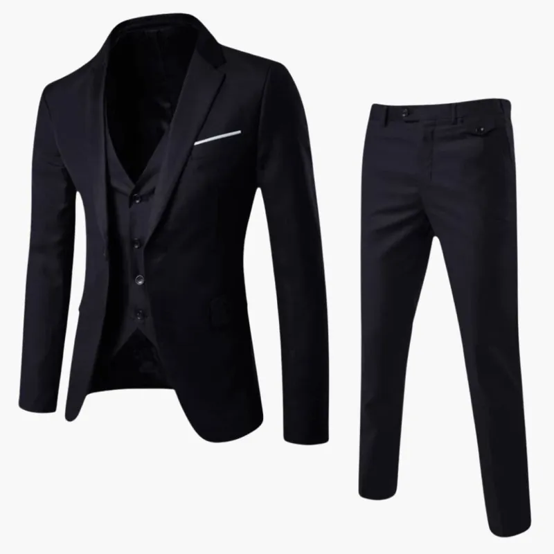 Classic Three-Piece Men's Suit Formal Tailored made by Northstyle Fashion