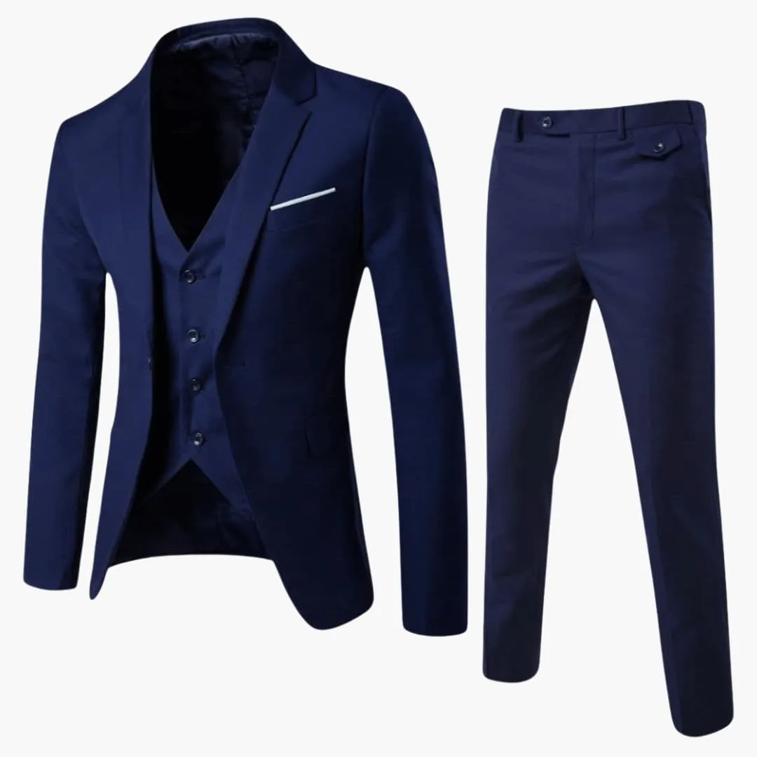 Classic Three-Piece Men's Suit Formal Tailored sold by Northstyle Fashion product image thumbnail 5