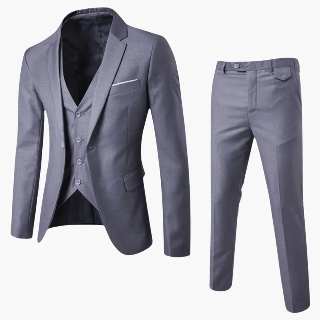 Classic Three-Piece Men's Suit Formal Tailored sold by Northstyle Fashion product image thumbnail 2