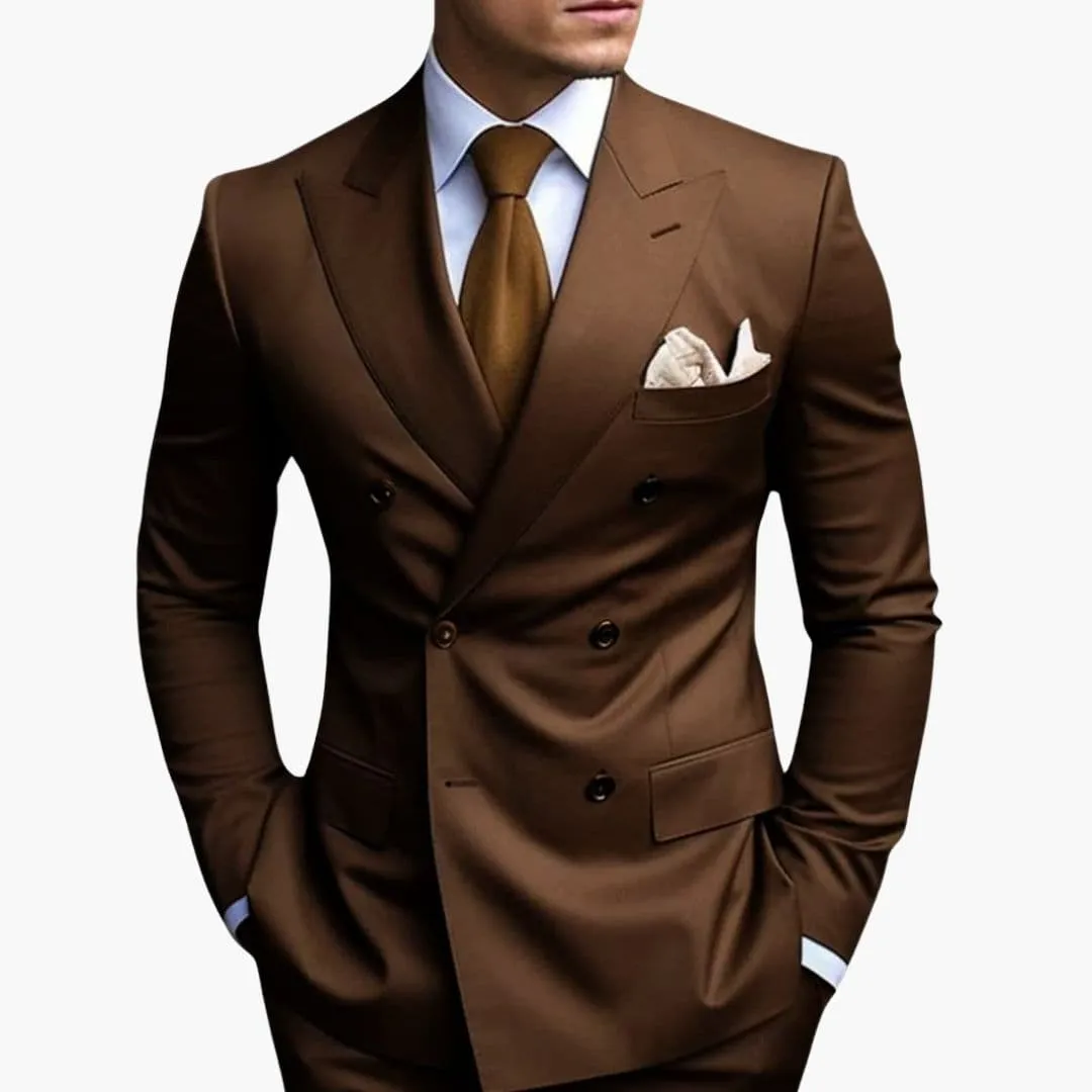 Slim Fit Men's Suit Two-Piece Set sold by Northstyle Fashion