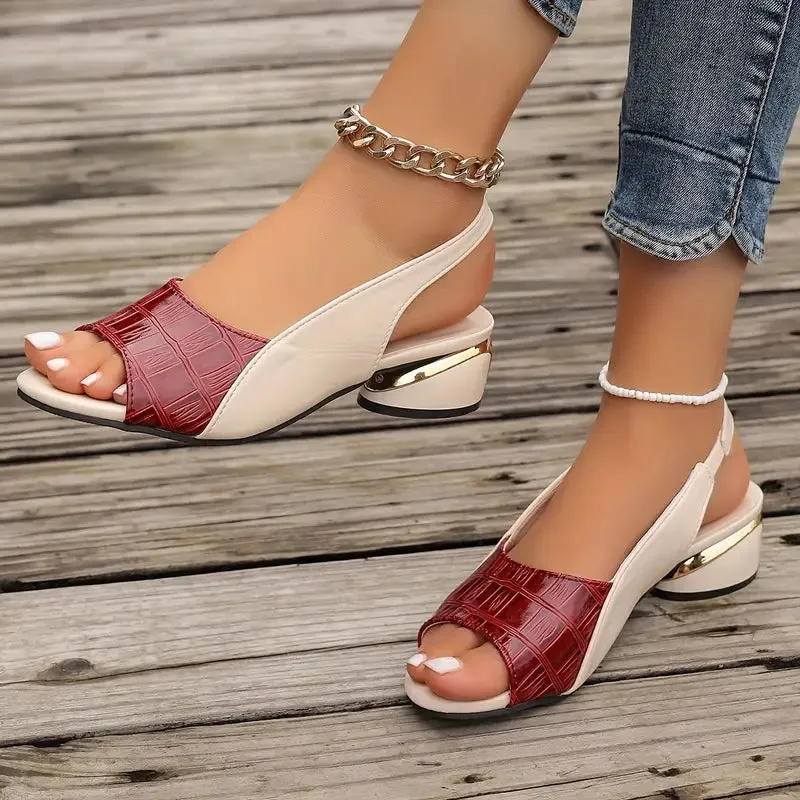 Open-Toe Sandals with Supportive Wedge Heel sold by Northstyle Fashion product image thumbnail 5