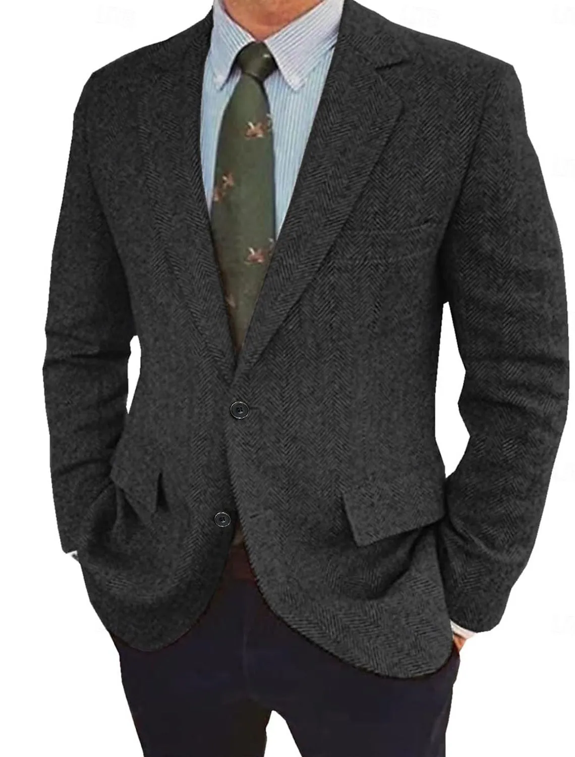 Men's Vintage Regular Fit Blazer Jacket sold by Northstyle Fashion product image thumbnail 3