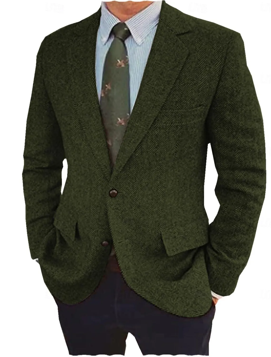 Men's Vintage Regular Fit Blazer Jacket sold by Northstyle Fashion product image thumbnail 5