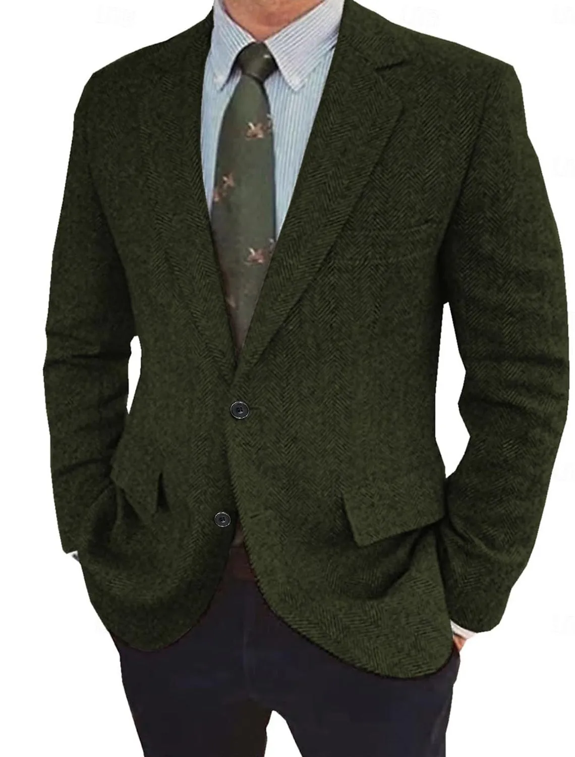 Men's Vintage Regular Fit Blazer Jacket sold by Northstyle Fashion product image thumbnail 2