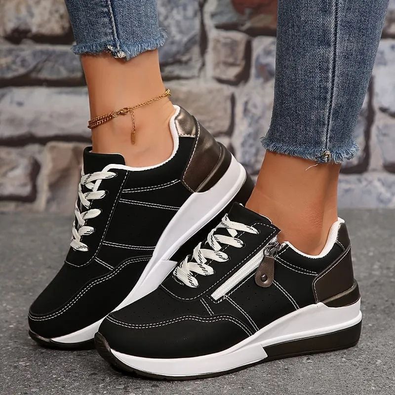 Women’s Orthopedic Walking Sneakers with Side Zipper sold by Northstyle Fashion product image thumbnail 3