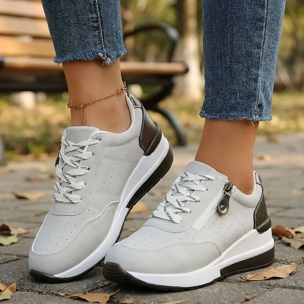 Women’s Orthopedic Walking Sneakers with Side Zipper sold by Northstyle Fashion product image thumbnail 5