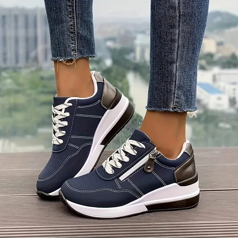 Women’s Orthopedic Walking Sneakers with Side Zipper sold by Northstyle Fashion product image thumbnail 2