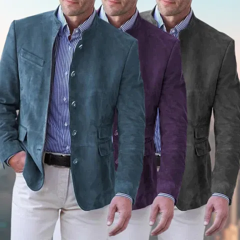 Classic button-down jacket for men sold by Northstyle Fashion product image thumbnail 5