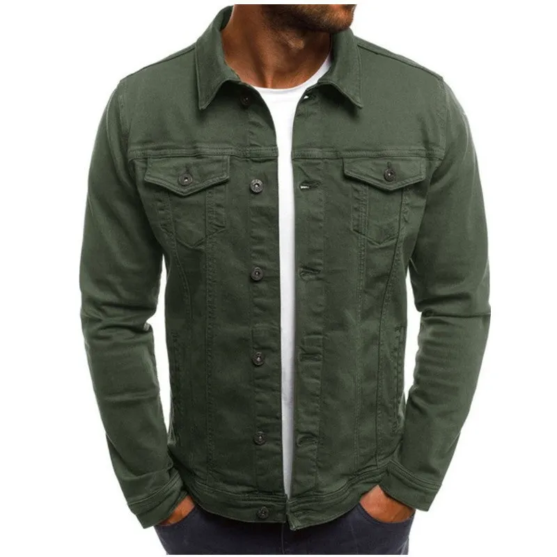 Men's Denim Jacket with Comfortable Fit made by Northstyle Fashion
