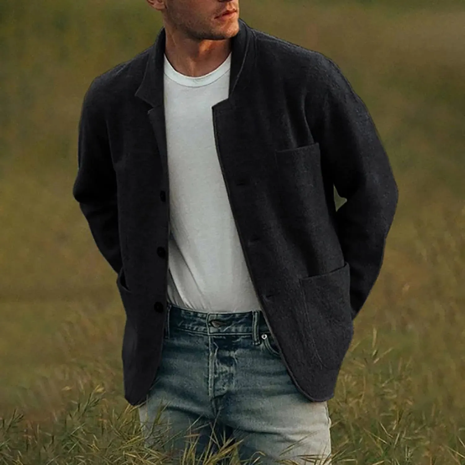 Janus | Men's Relaxed Fit Casual Blazer sold by Northstyle Fashion product image thumbnail 4