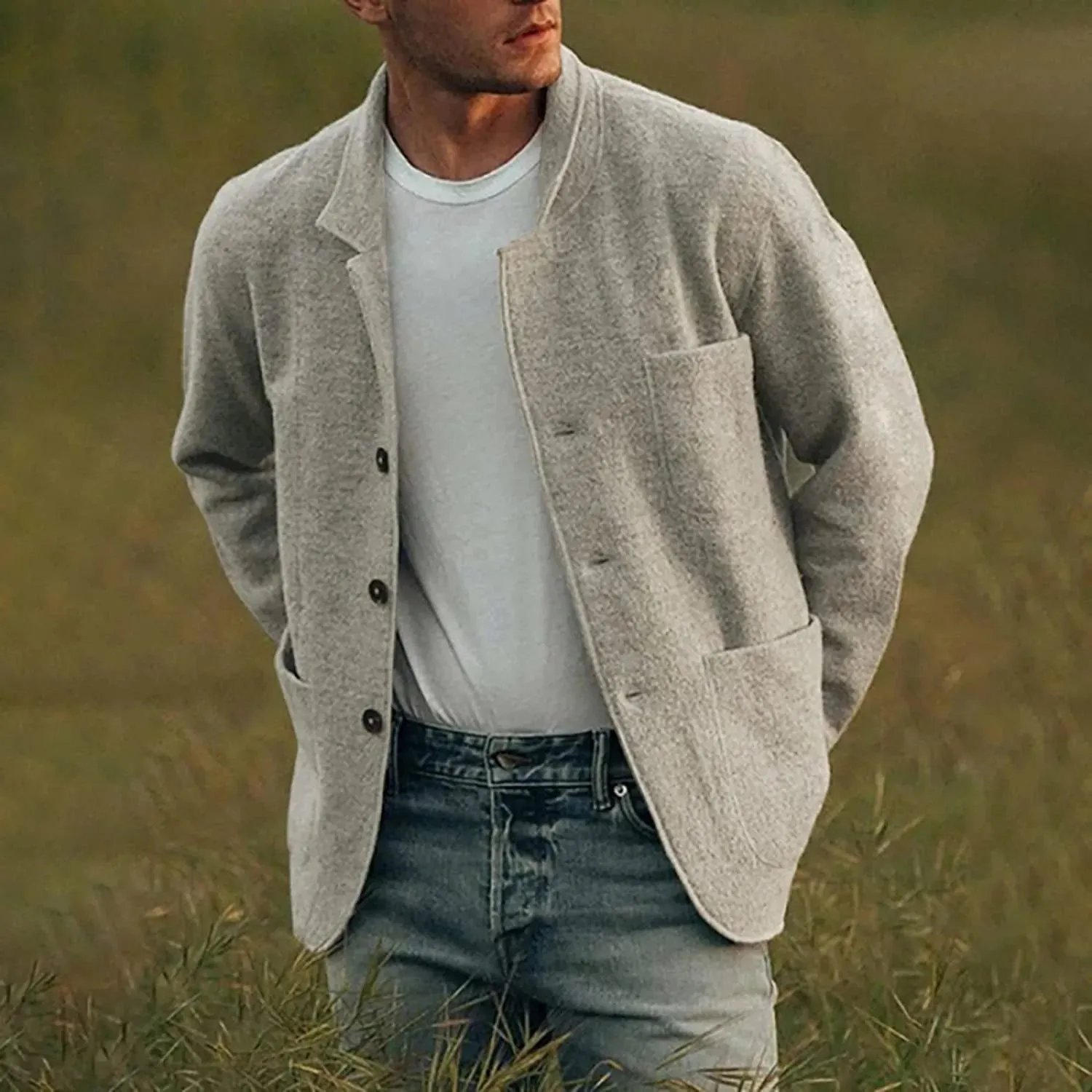 Janus | Men's Relaxed Fit Casual Blazer sold by Northstyle Fashion