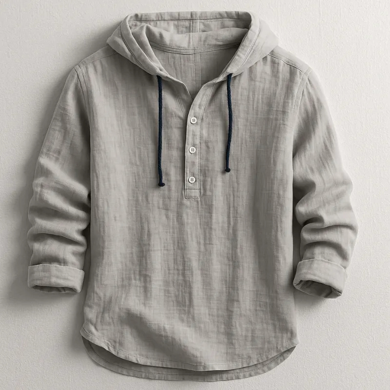 Luxury Men's Hooded Shirt sold by Northstyle Fashion product image thumbnail 3