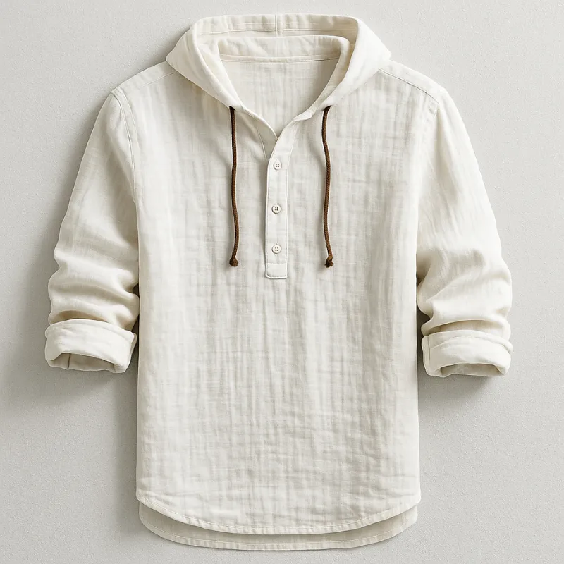 Luxury Men's Hooded Shirt sold by Northstyle Fashion product image thumbnail 4