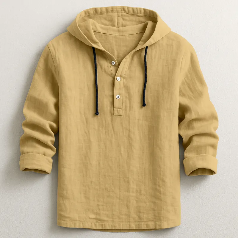 Luxury Men's Hooded Shirt sold by Northstyle Fashion product image thumbnail 2