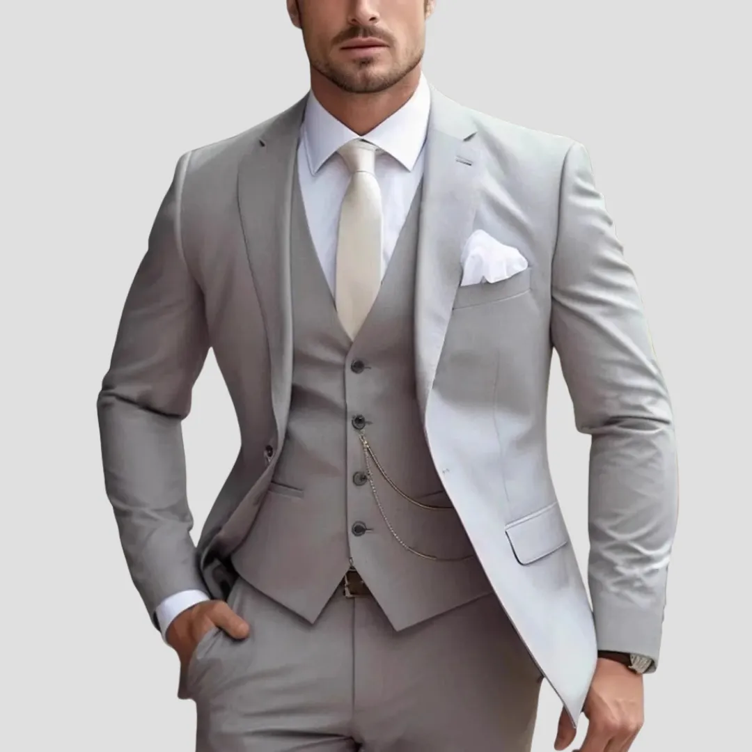 Men's Suit in Three Shades with a Fitted Cut | Wedding Attire and Occasion Wear sold by Northstyle Fashion product image thumbnail 4