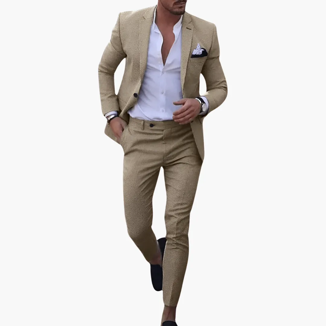 Men’s Slim Fit Modern Formal Blazer and Trousers Set sold by Northstyle Fashion product image thumbnail 3