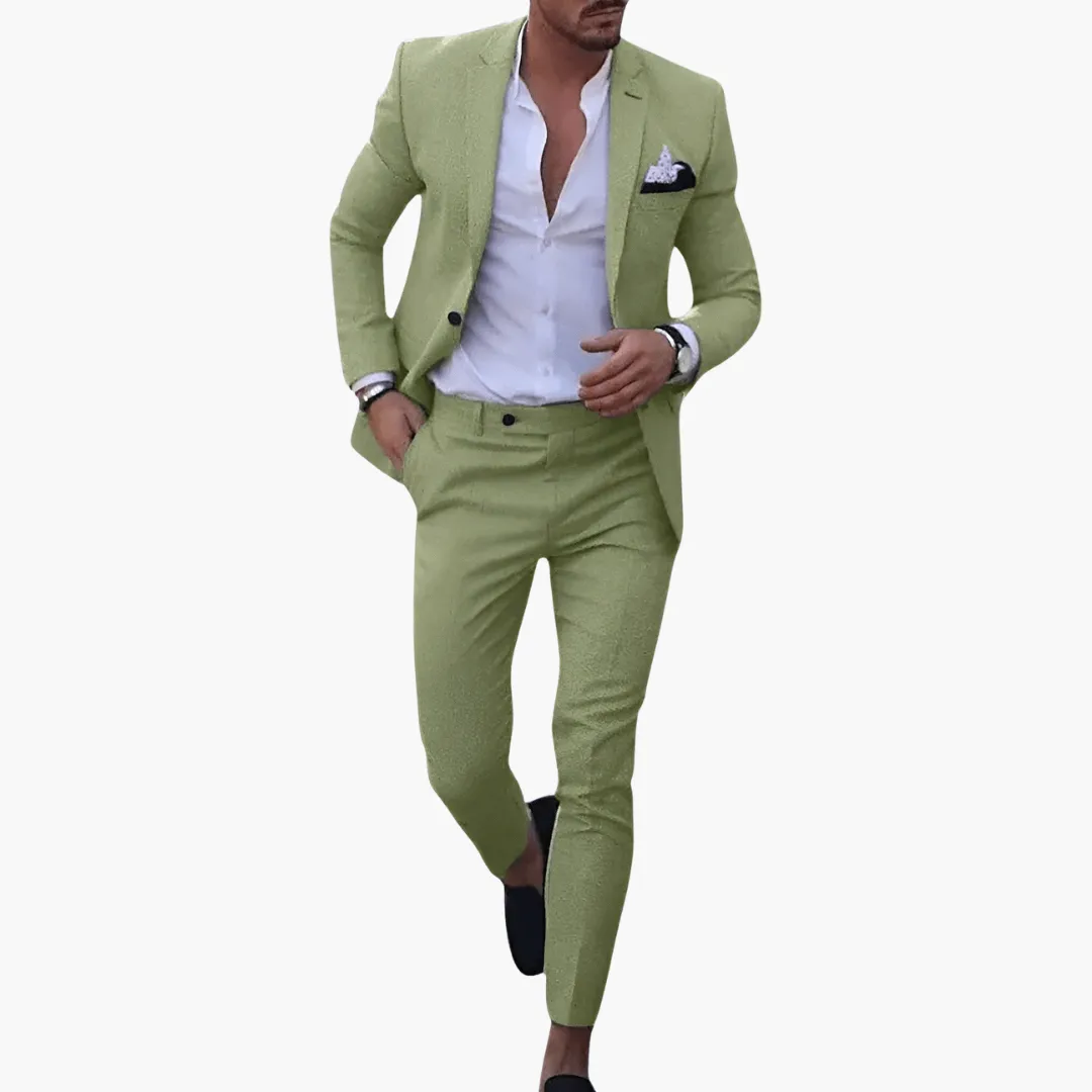 Men’s Slim Fit Modern Formal Blazer and Trousers Set sold by Northstyle Fashion product image thumbnail 4