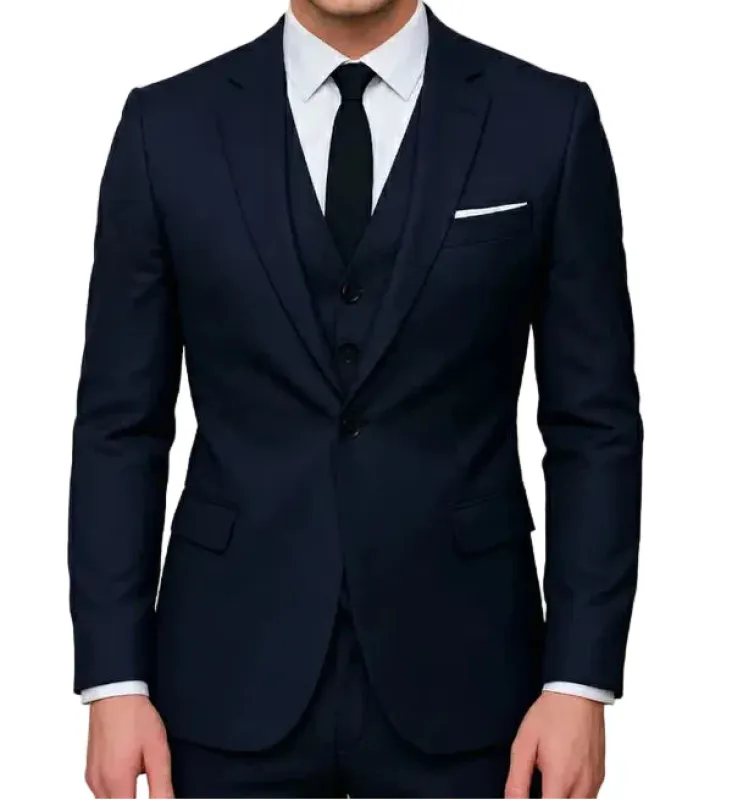 Carter | Men's 3-Piece Single Breasted Slim Fit Formal Suit Set made by Northstyle Fashion