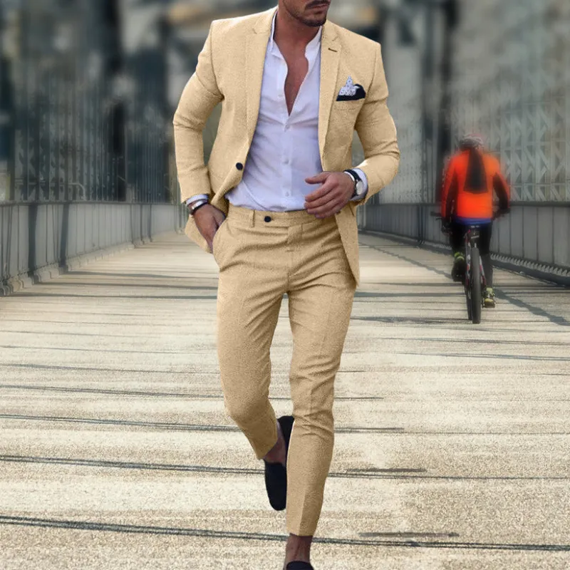 Harry - Men's Slim Fit Two Piece Suit made by Northstyle Fashion
