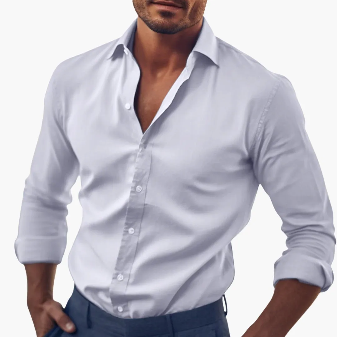 Luciano | Men’s Modern Formal Dress Shirt sold by Northstyle Fashion product image thumbnail 4
