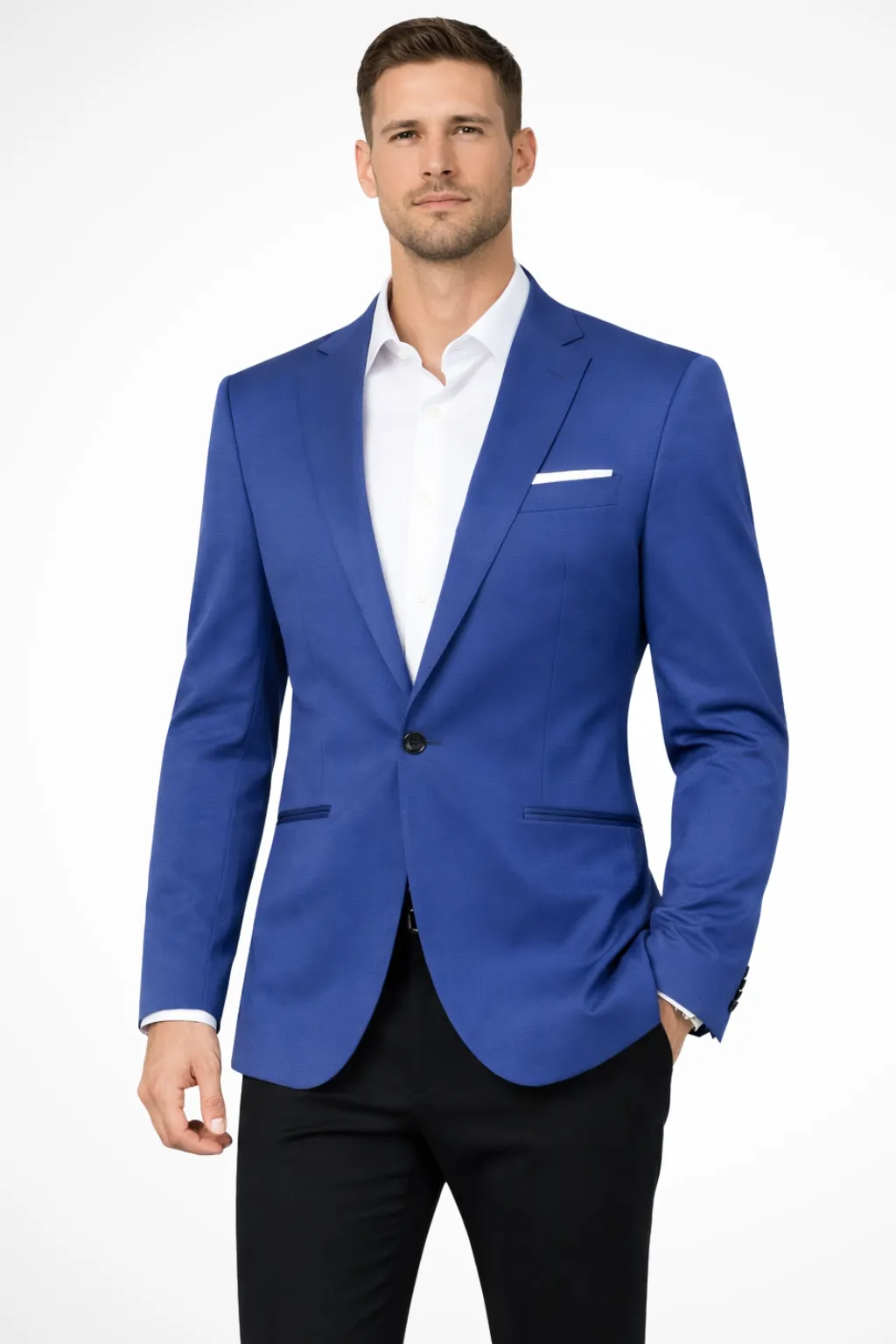 Theodore | Men Tailored Single Button Wedding Guest Blazer sold by Northstyle Fashion product image thumbnail 5